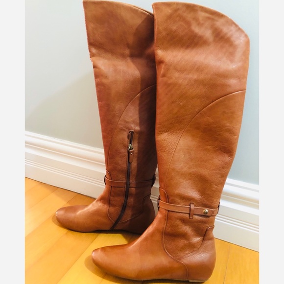 Via spiga leather over the knee flat riding boots - Picture 4 of 9